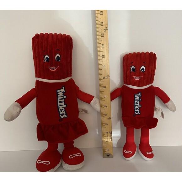 Twizzlers Licorice Girl Mascot Plush Stuffed Dolls Petting Zoo Lot of 2 - Picture 3 of 16